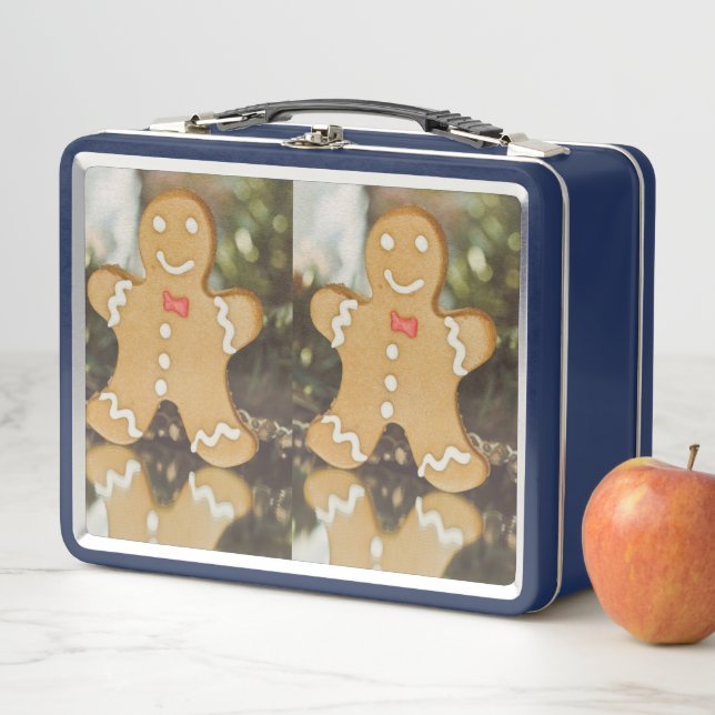 Weihnachtsmann Metall Brotdose (Beispiel)