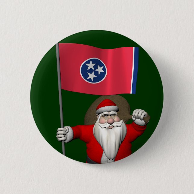 Weihnachtsmann mit Abschluss von Tennessee Button (Vorderseite)