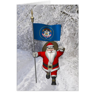 Weihnachtsmann mit Abschluss von Utah