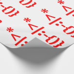 Weihnachtsmann mit Bart Christmas Emoticon Geschenkpapier<br><div class="desc">Globe Trotters hat sich auf Idiosynkratische Bilder aus der ganzen Welt spezialisiert. Hier finden Sie einzigartige Grußkarten,  Postkarten,  Poster,  Mousepads und mehr.</div>