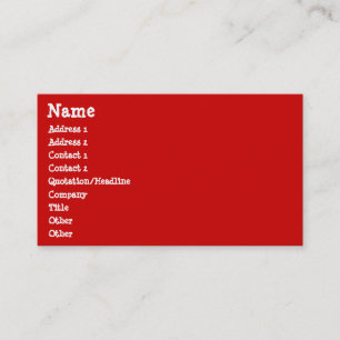 Weihnachtsmann mit Bart Weihnachten Visitenkarte