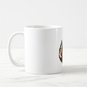 Weihnachtsmann mit Bierglas Kaffeetasse