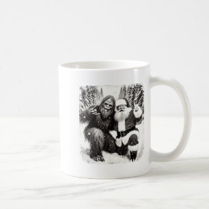Weihnachtsmann mit Bigfoot-Weihnachtslichtern Lust Kaffeetasse