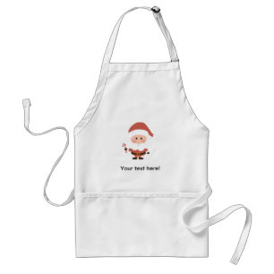 Weihnachtsmann mit Cartoon aus Zuckerrohr Schürze