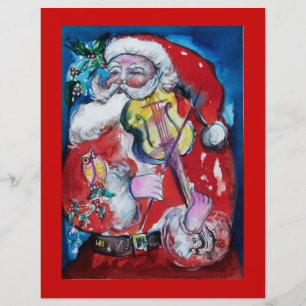 WEIHNACHTSMANN MIT GEIGE FLYER