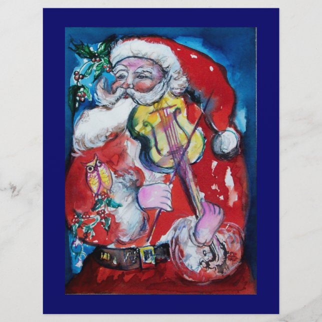 WEIHNACHTSMANN MIT GEIGE FLYER (Vorne)