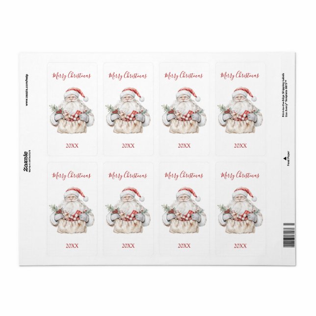 Weihnachtsmann mit Geschenken (Vorne)
