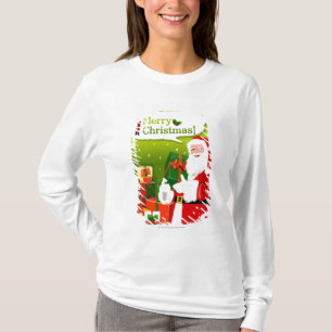 Weihnachtsmann mit Geschenken T-Shirt