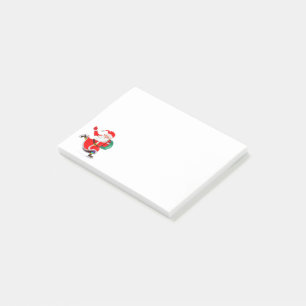 Weihnachtsmann mit Geschenken Weihnachten Post-it Klebezettel
