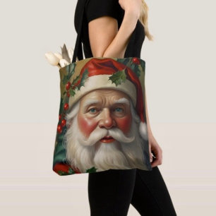 Weihnachtsmann mit Mistelzweig