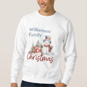 Weihnachtsmann - Mit Monogramm Name Sweatshirt