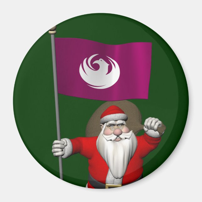 Weihnachtsmann mit Phönix Magnet (Vorne)