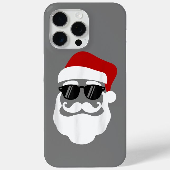 Weihnachtsmann mit Sonnenbrille Funny Christmas De Case-Mate iPhone Hülle (Rückseite)