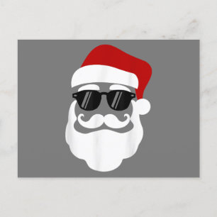 Weihnachtsmann mit Sonnenbrille Funny Christmas De Postkarte