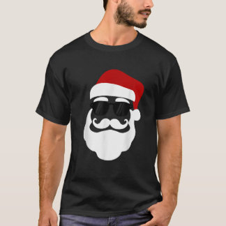 Weihnachtsmann mit Sonnenbrille Funny Christmas De T-Shirt