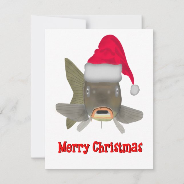 Weihnachtsmann Mitteilungskarte (Vorderseite)