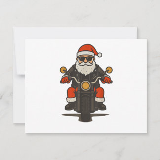 Weihnachtsmann Motorrad Weihnachten Vintage Lustig