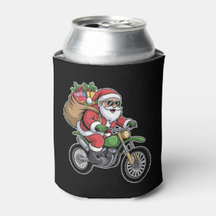 Weihnachtsmann Motorrad Weihnachten Xmas-Tasche Fa Dosenkühler