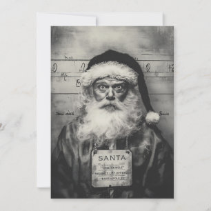 Weihnachtsmann Mugshot: Ungezogene Liste falsch Einladung