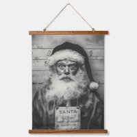 Weihnachtsmann Mugshot: Ungezogene Liste falsch