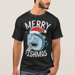 Weihnachtsmann-Mütze, Angler, Weihnachtsmann Hut, T-Shirt