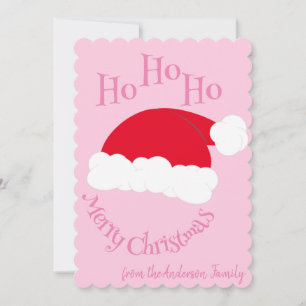 Weihnachtsmann Mütze Ho Ho Ho Frohe Weihnachten Mä