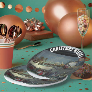 Weihnachtsmann Nordpol Weihnachten Pappteller