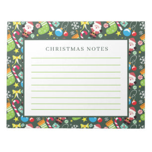 Weihnachtsmann Notizblock