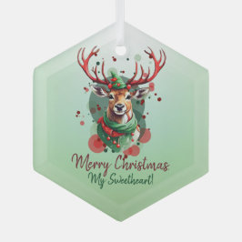 Weihnachtsmann Ornament Aus Glas