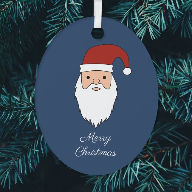 Weihnachtsmann Ornament Aus Metall (Christmas Santa Claus Metal Ornament)