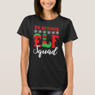 Weihnachtsmann Pa Schule ELF-Truppe Xmas passende T-Shirt