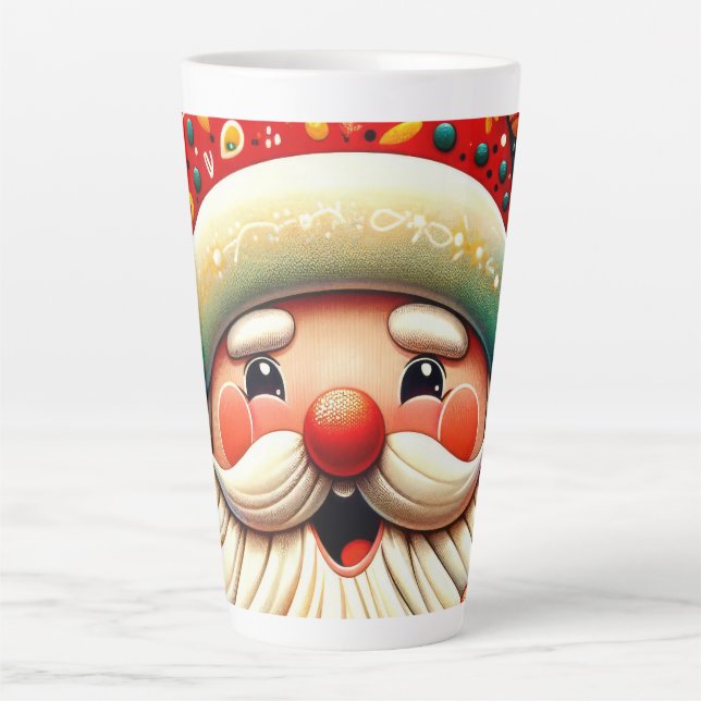 Weihnachtsmann Papai Noel Baba Saint Nicholas Kris Milchtasse (Vorderseite)