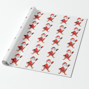 Weihnachtsmann Penguin Weihnachten bereit Geschenkpapier