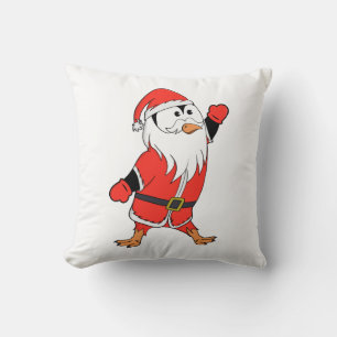 Weihnachtsmann Penguin Weihnachten bereit Kissen