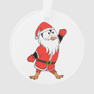 Weihnachtsmann Penguin Weihnachten bereit Ornament