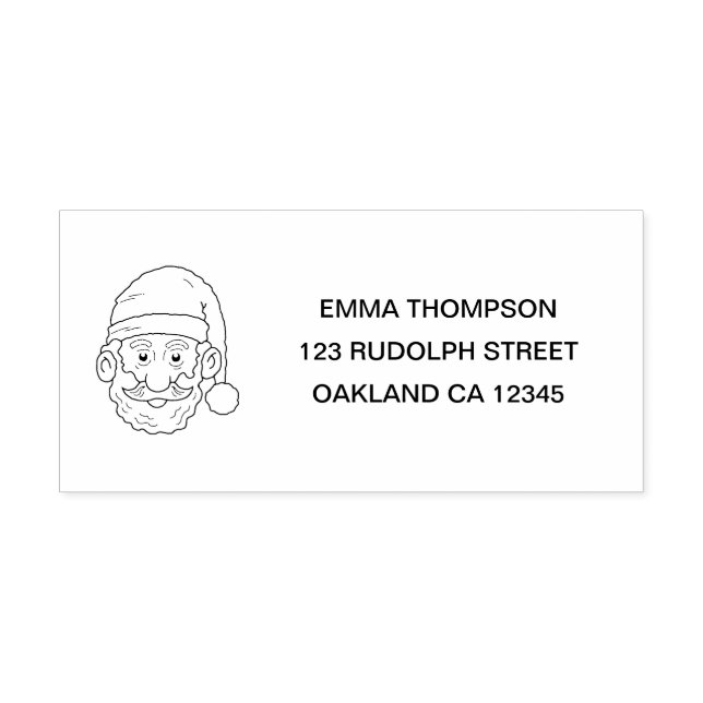 Weihnachtsmann Permastempel (Design)