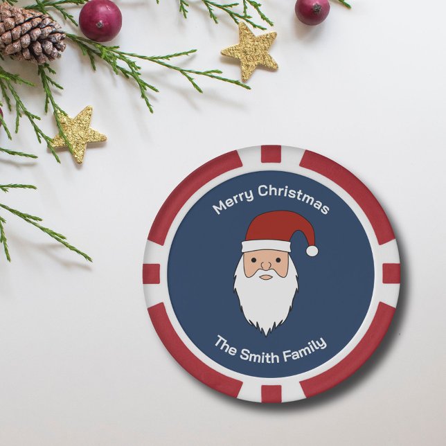 Weihnachtsmann Pokerchips (Santa Claus Christmas Poker Chips)