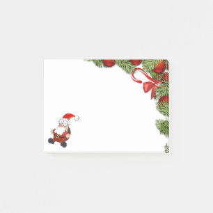 Weihnachtsmann Post-it Klebezettel