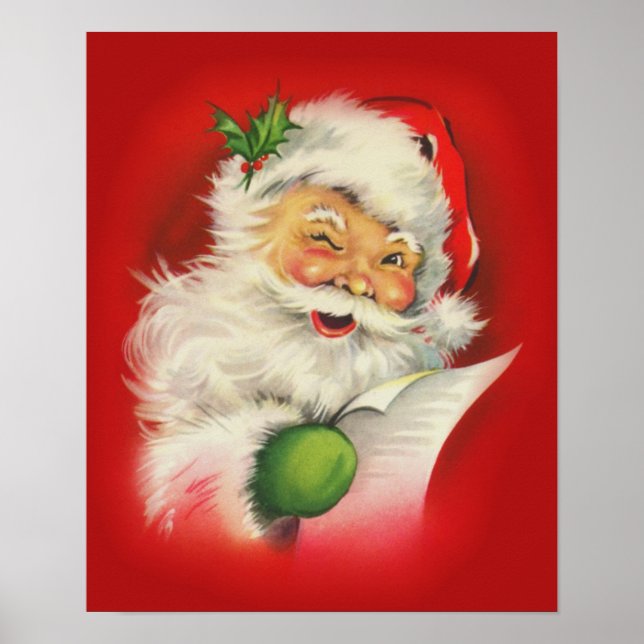 Weihnachtsmann Poster (Vorne)