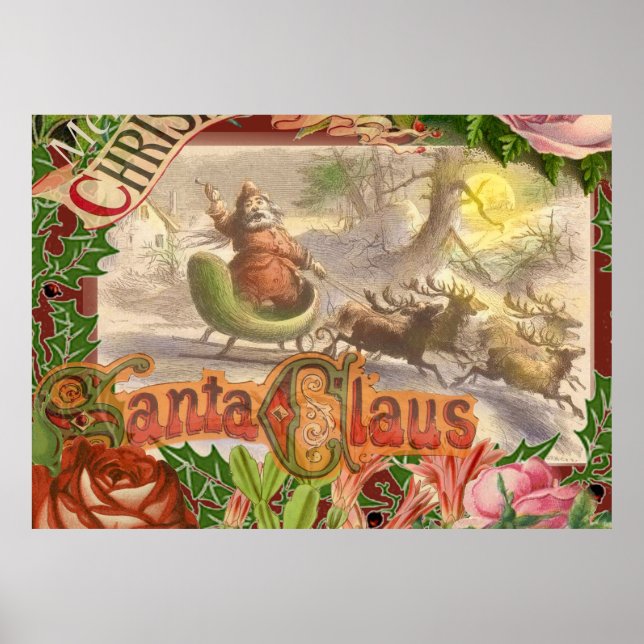 Weihnachtsmann Poster (Vorne)