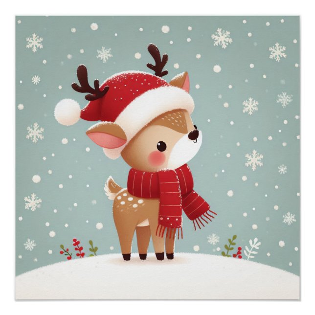 Weihnachtsmann Poster (Vorderseite)