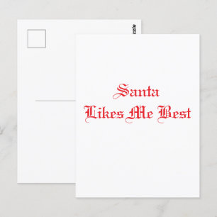 Weihnachtsmann Postkarte