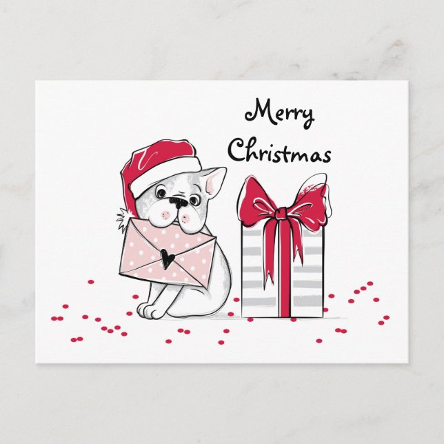 Weihnachtsmann Postkarte (Vorderseite)
