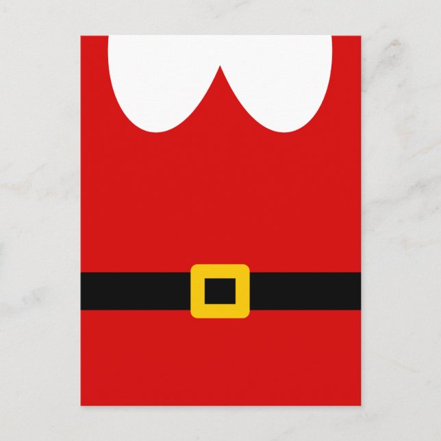Weihnachtsmann Postkarte (Vorderseite)