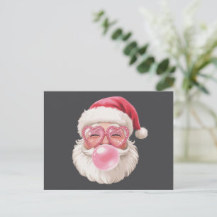 Weihnachtsmann pustet Bubble Weihnachten Lustiges 
