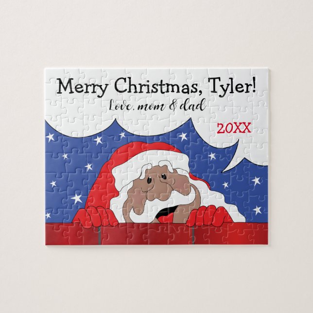 Weihnachtsmann Puzzle (Horizontal)