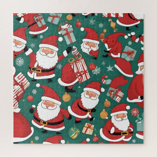 Weihnachtsmann Puzzle (Vertikal)