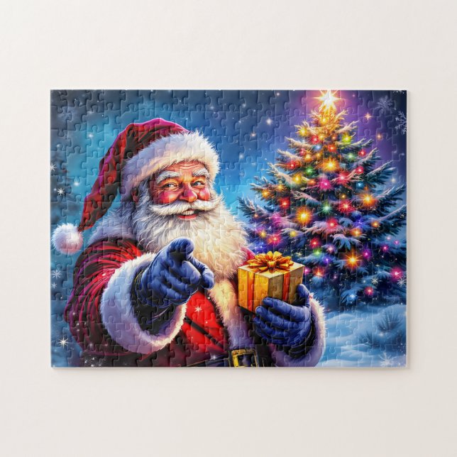 Weihnachtsmann Puzzle (Horizontal)
