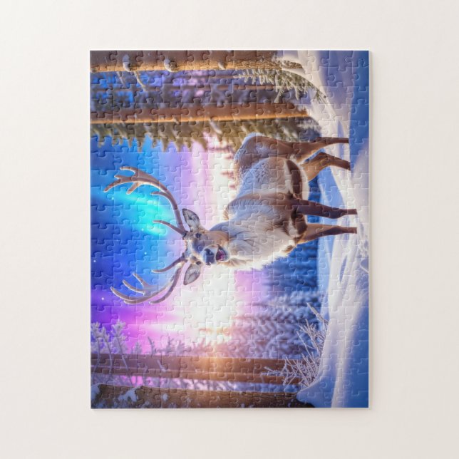 Weihnachtsmann Puzzle (Vertikal)