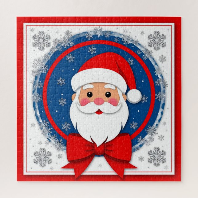 Weihnachtsmann Puzzle (Vertikal)
